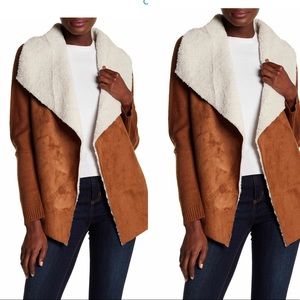 Faux shearling jacket! NWT!